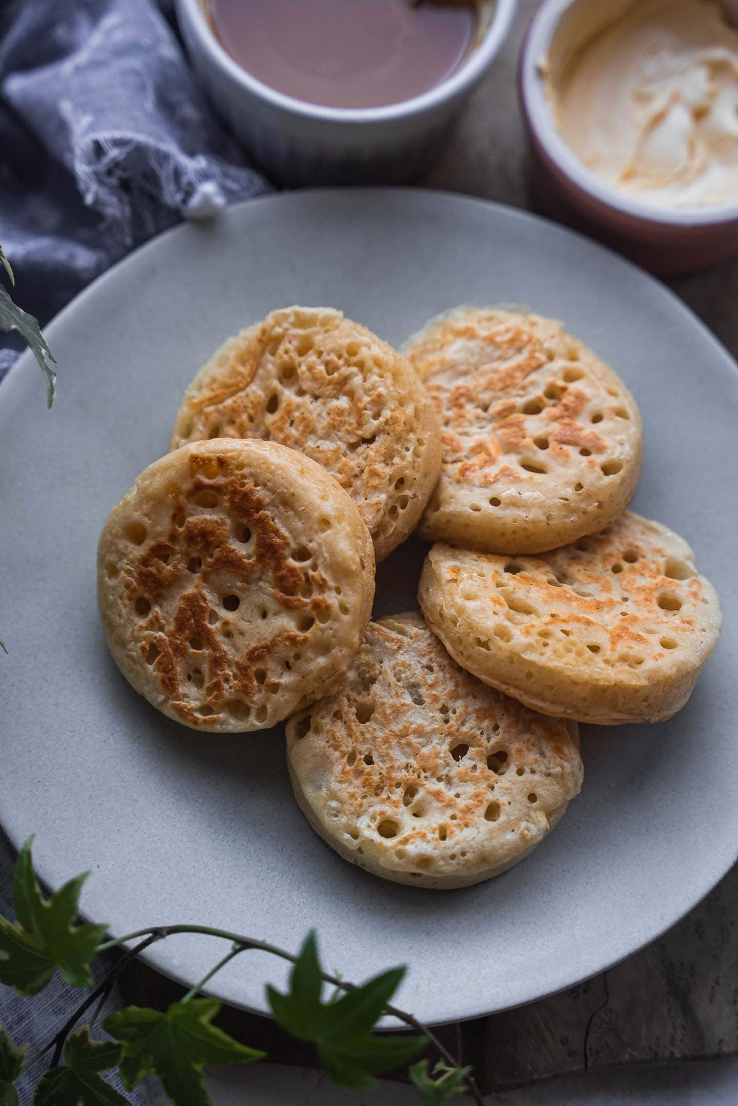 Vegan Crumpets (Homemade Recipe)