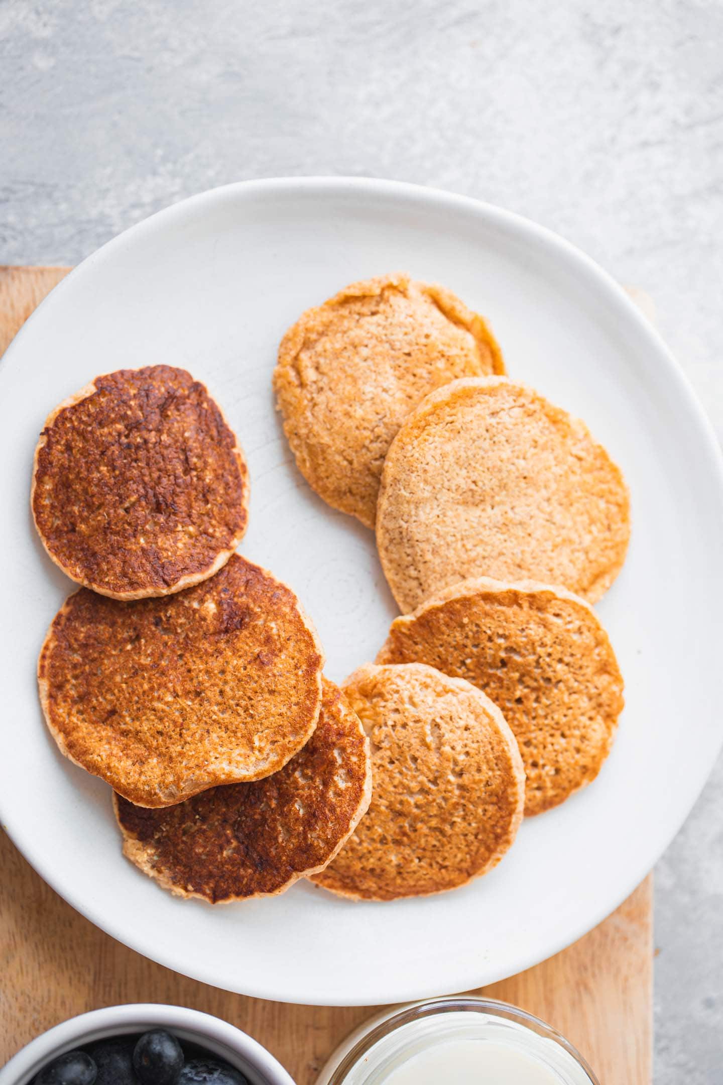 Pancakes on a plate