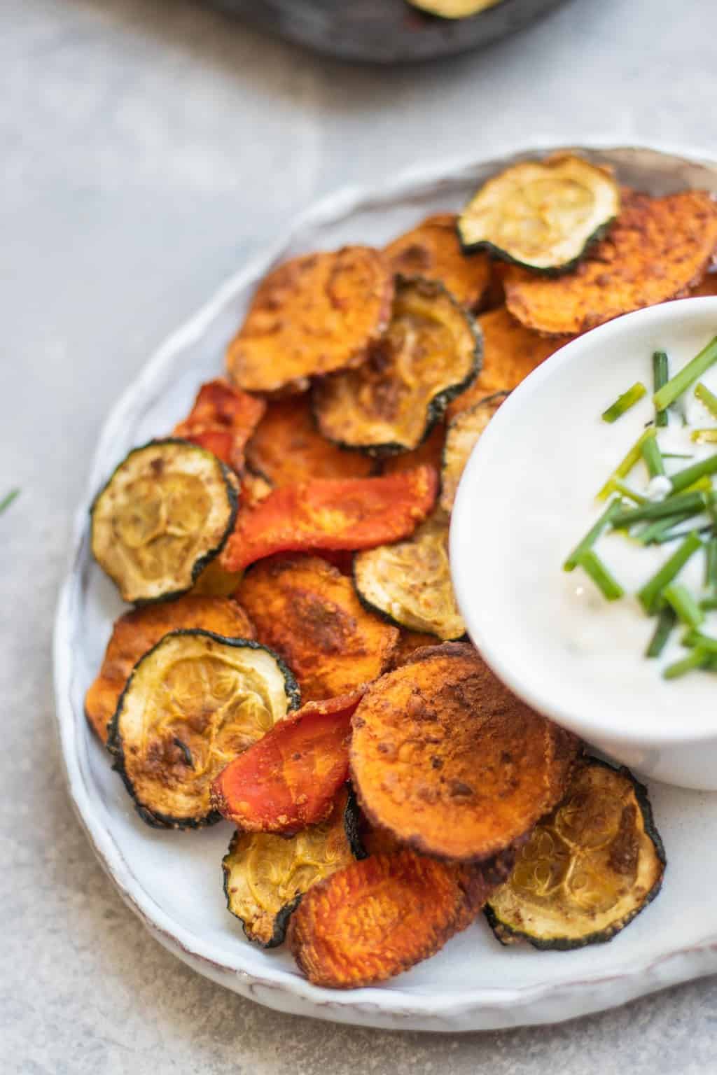 Almond Butter Veggie Chips