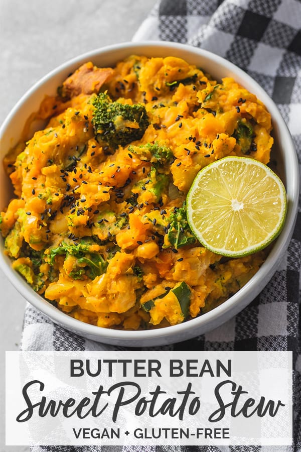 Butter bean sweet potato stew