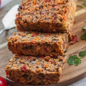 Easy vegan lentil loaf gluten-free oil-free