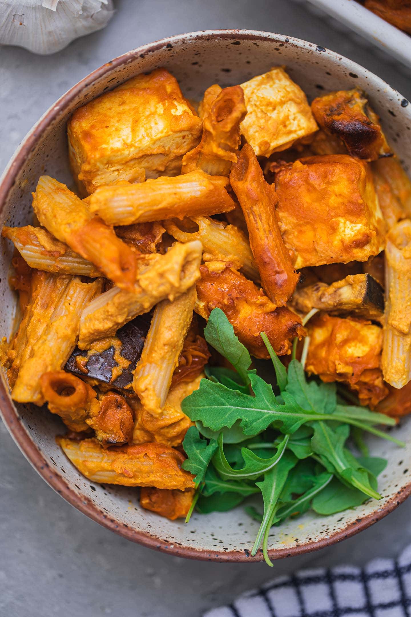 Simple Vegan Pasta Bake With Tofu