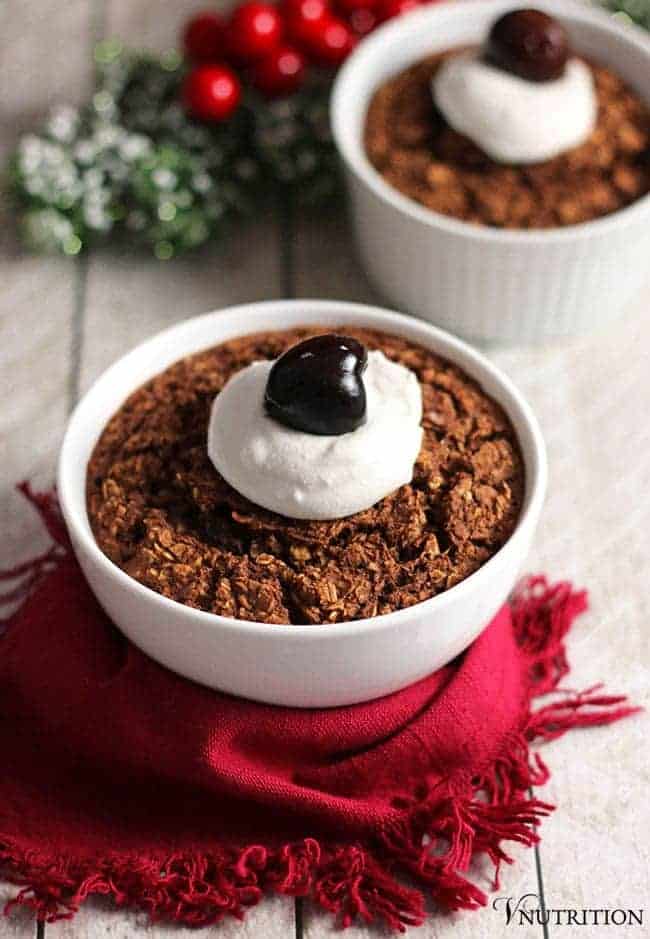 Black forest baked oatmeal V Nutrition and Wellness