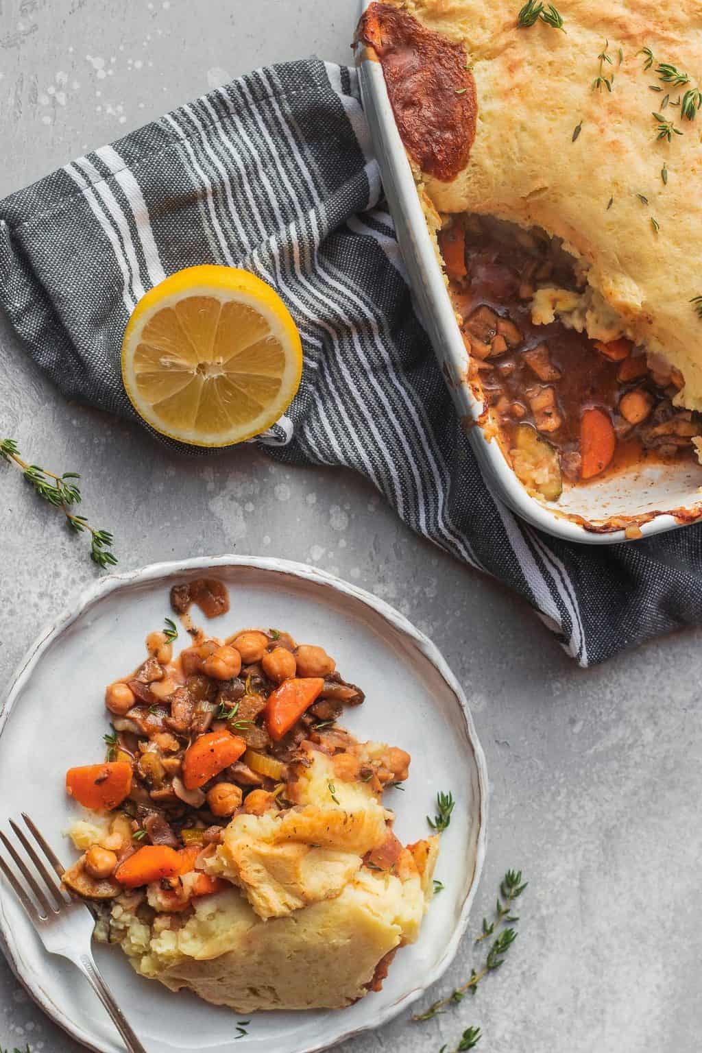 Chickpea Vegan Shepherd's Pie (Gluten-free) | Earth of Maria