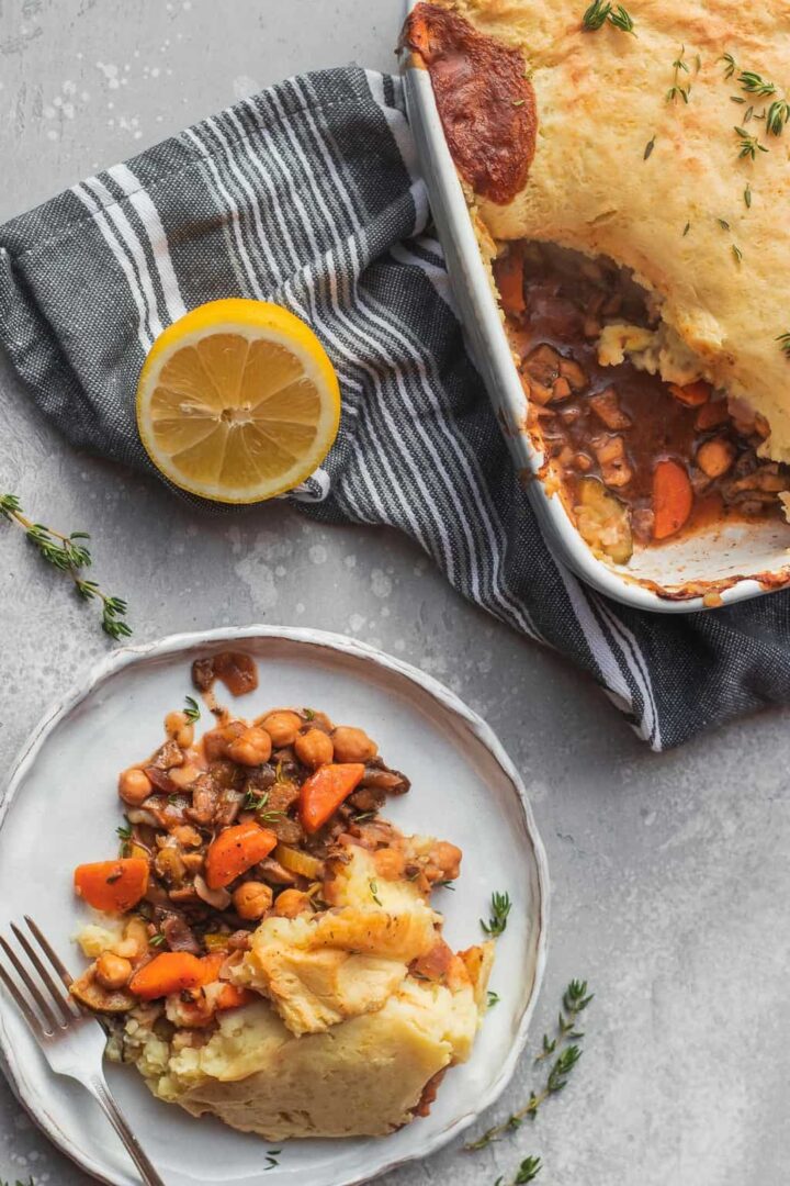 Chickpea Vegan Shepherd's Pie (Gluten-free) - Earth of Maria