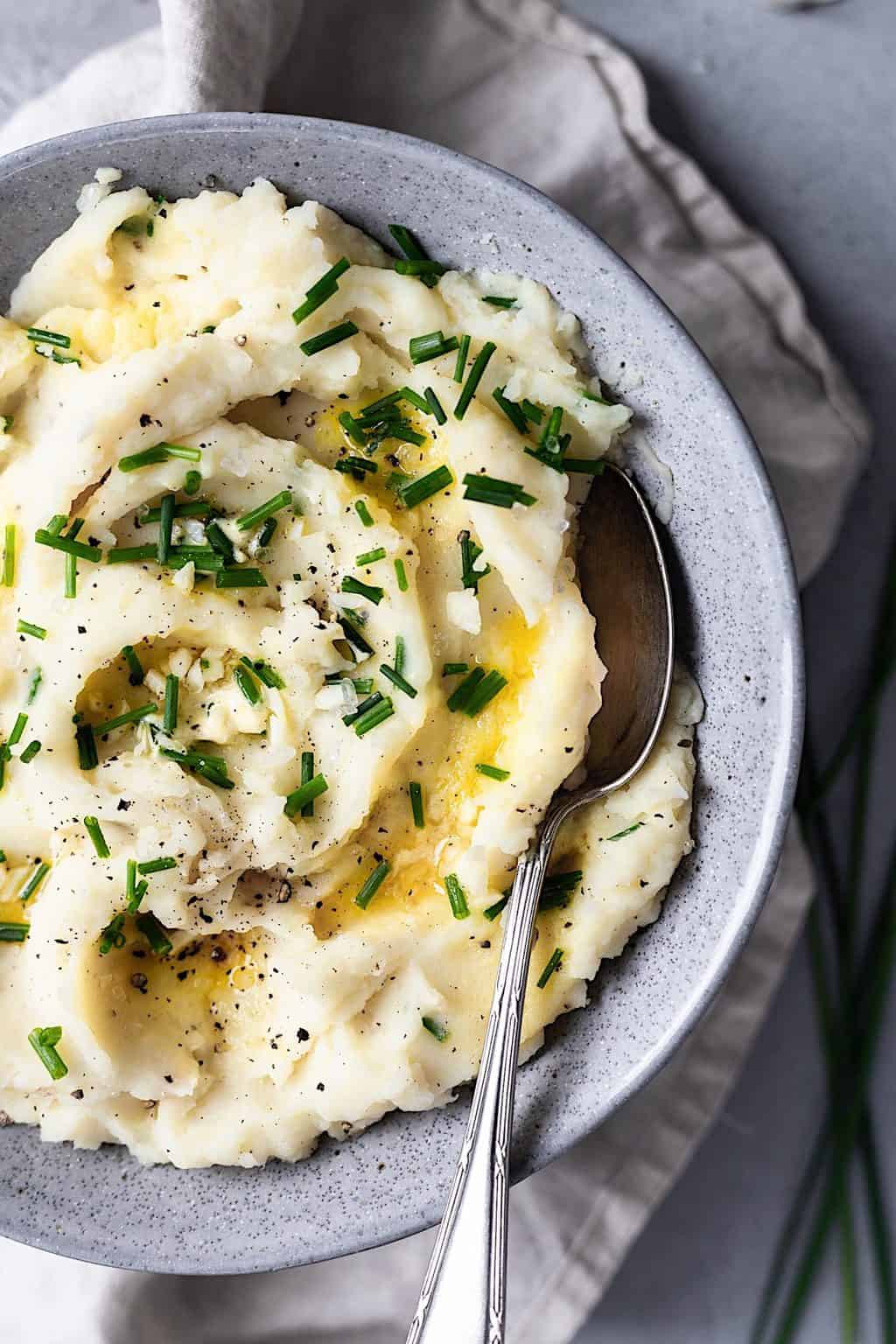 Creamy garlic mashed potato Cupful Of Kale