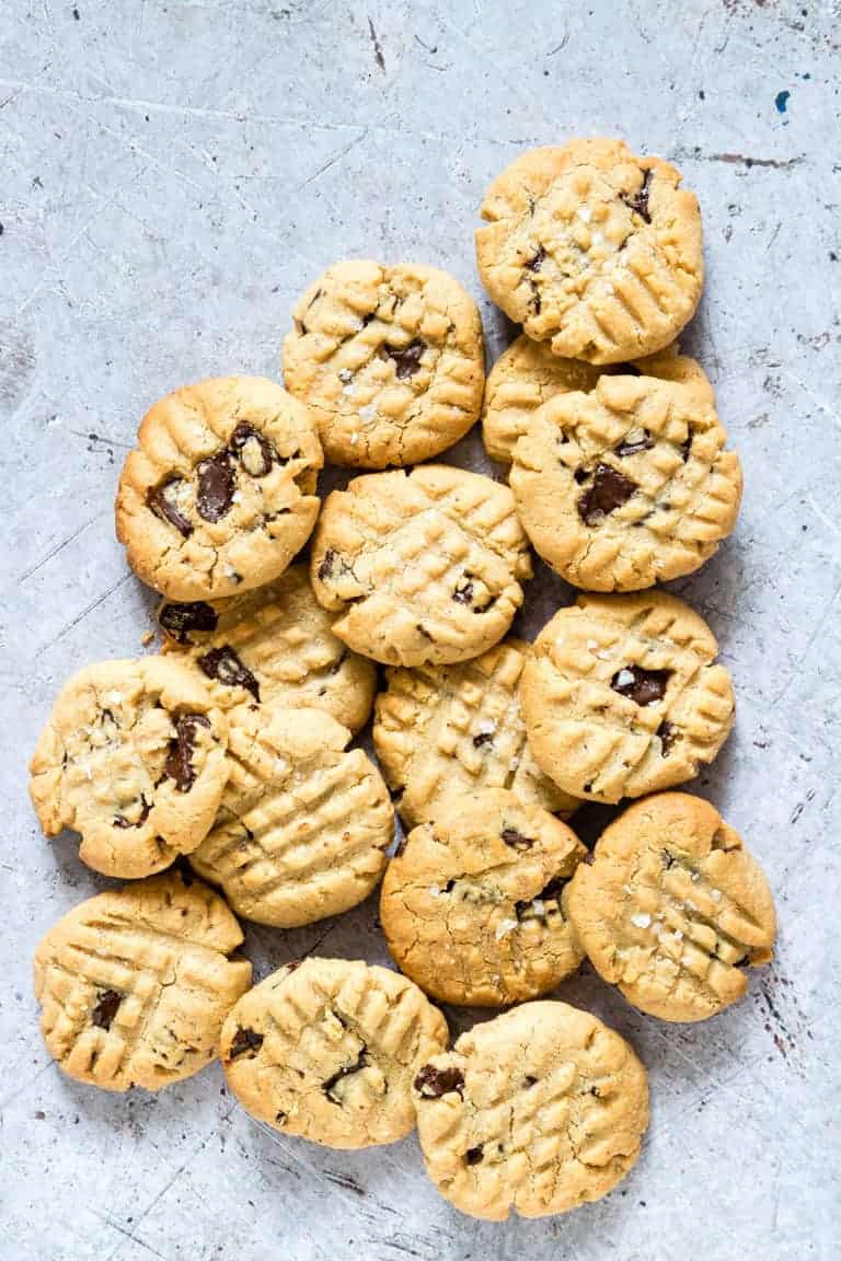 Salted chocolate vegan peanut butter cookies Recipes From A Pantry