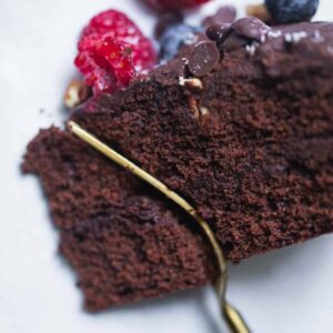 Gluten-free vegan chocolate cake