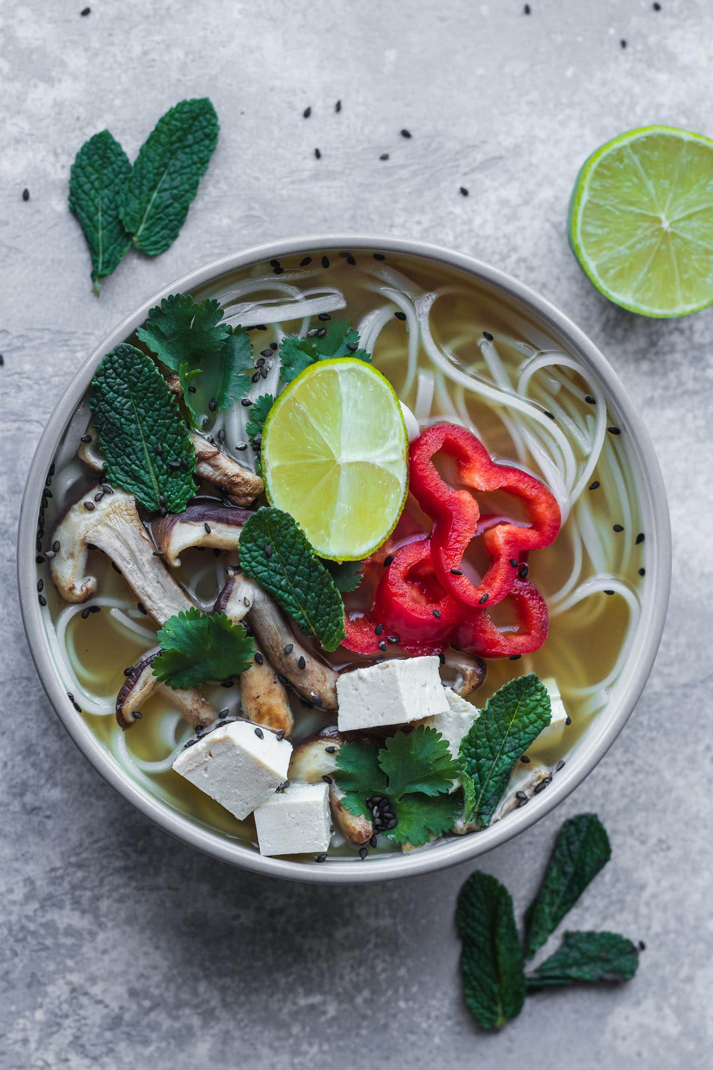 Vegan Pho Recipe Gluten Free Oil Free Earth Of Maria