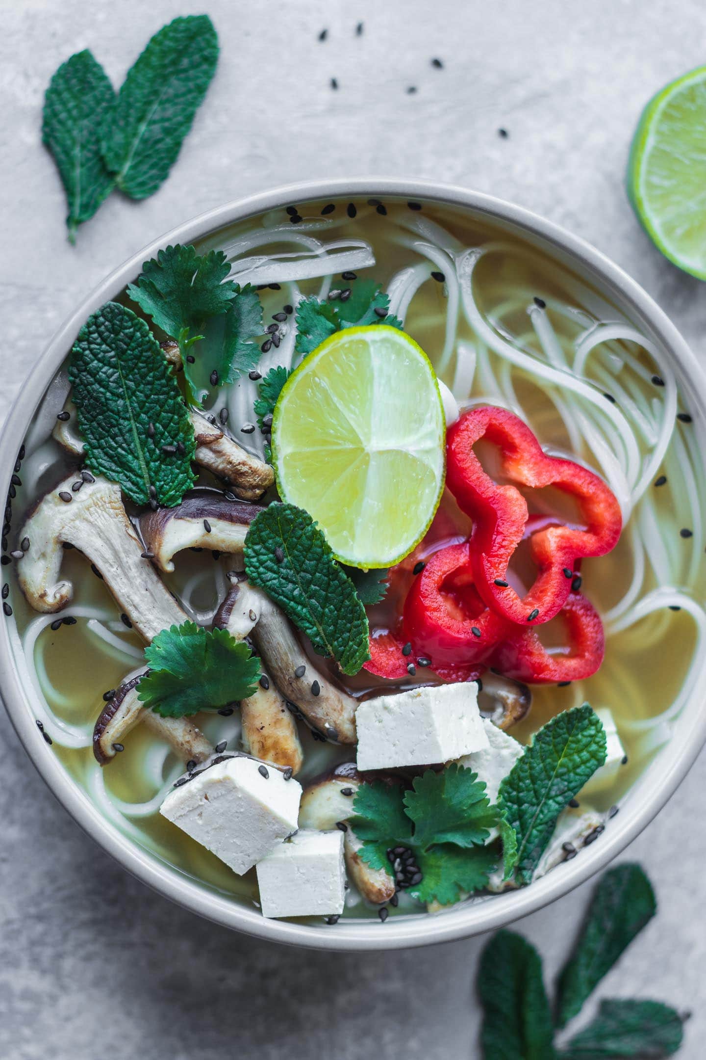 Vegan Pho Recipe Gluten Free Oil Free Earth Of Maria