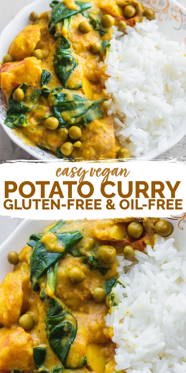 Easy Vegan Potato Curry (Gluten-free) | Earth of Maria