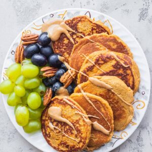 Vegan sweet potato pancakes gluten-free