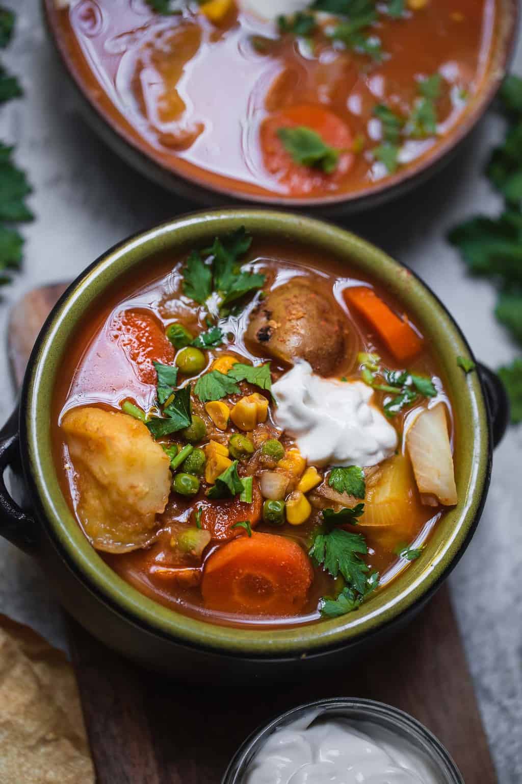 Chunky Vegan Potato Soup