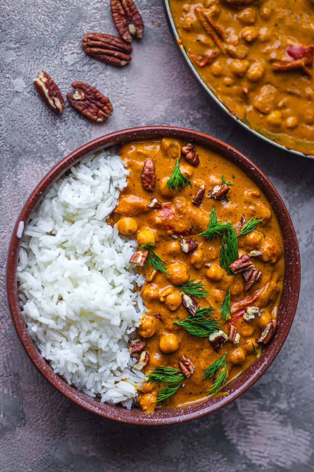 Easy Vegan Butter Chicken Butter Chickpeas Earth Of Maria