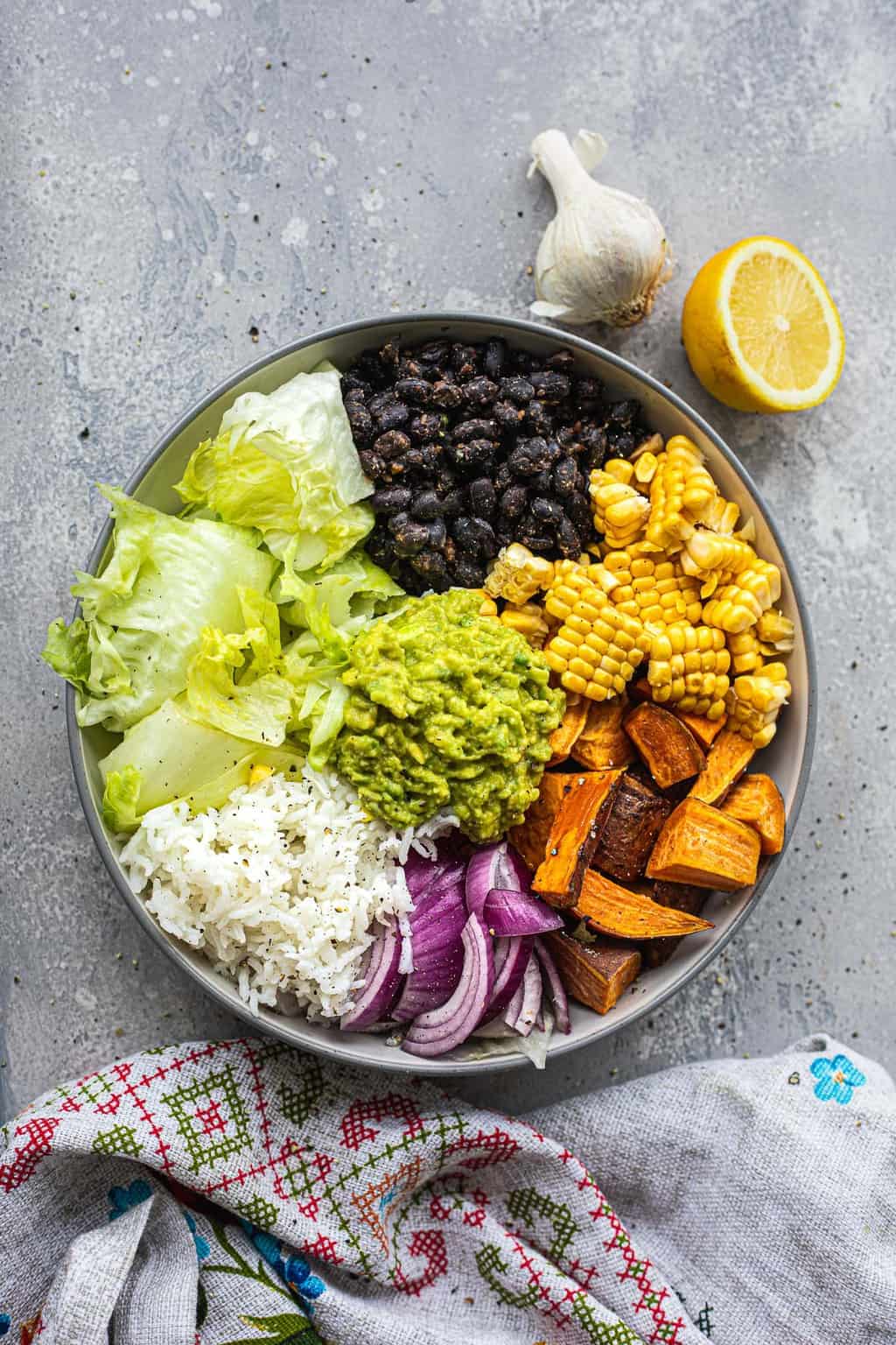 Black bean burrito bowl