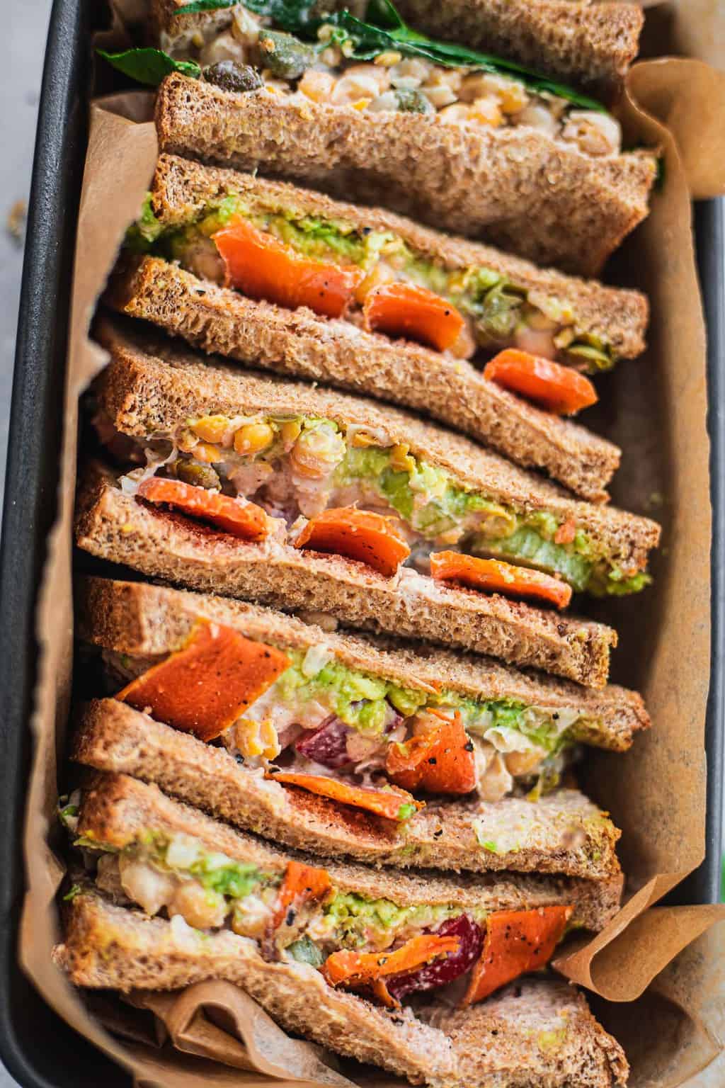 Vegan Chickpea Salad Sandwich No Mayo Earth Of Maria