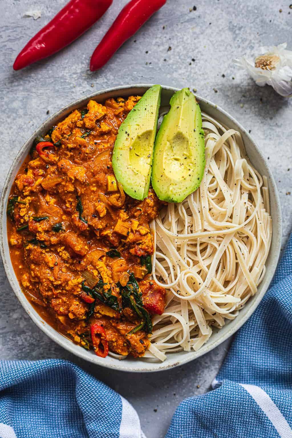 Simple Vegan Tofu Curry