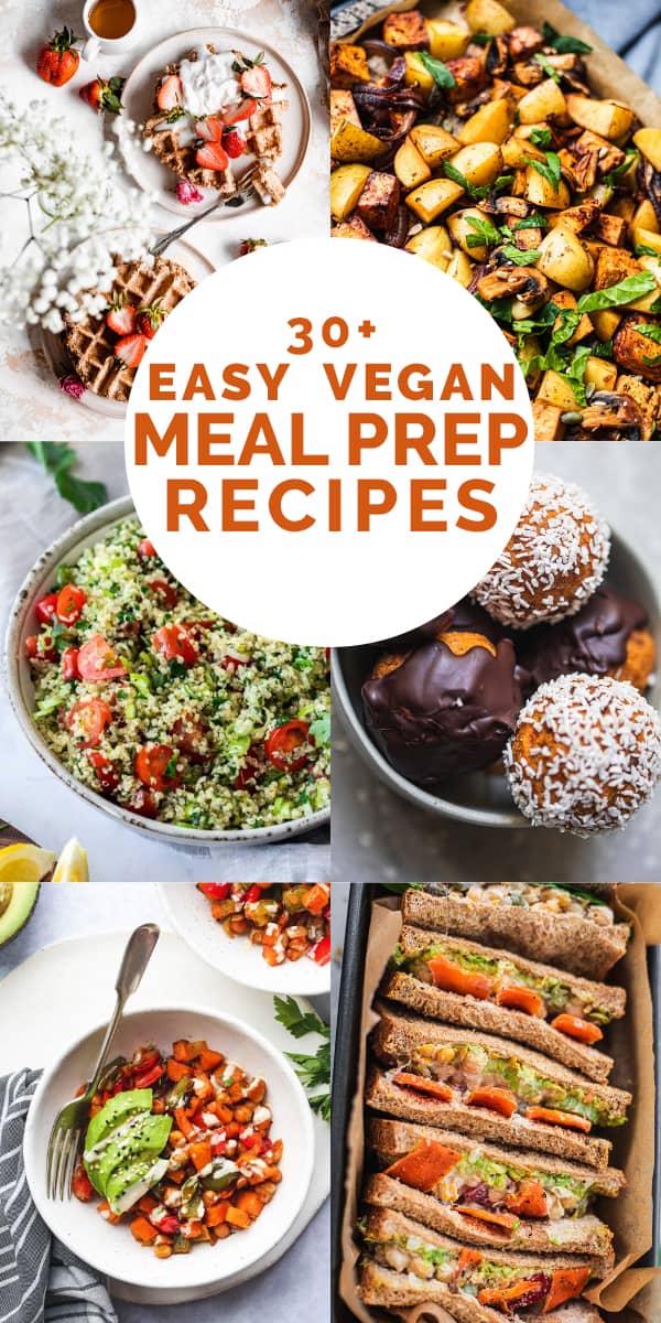 Easy vegan meal prep recipes Pinterest