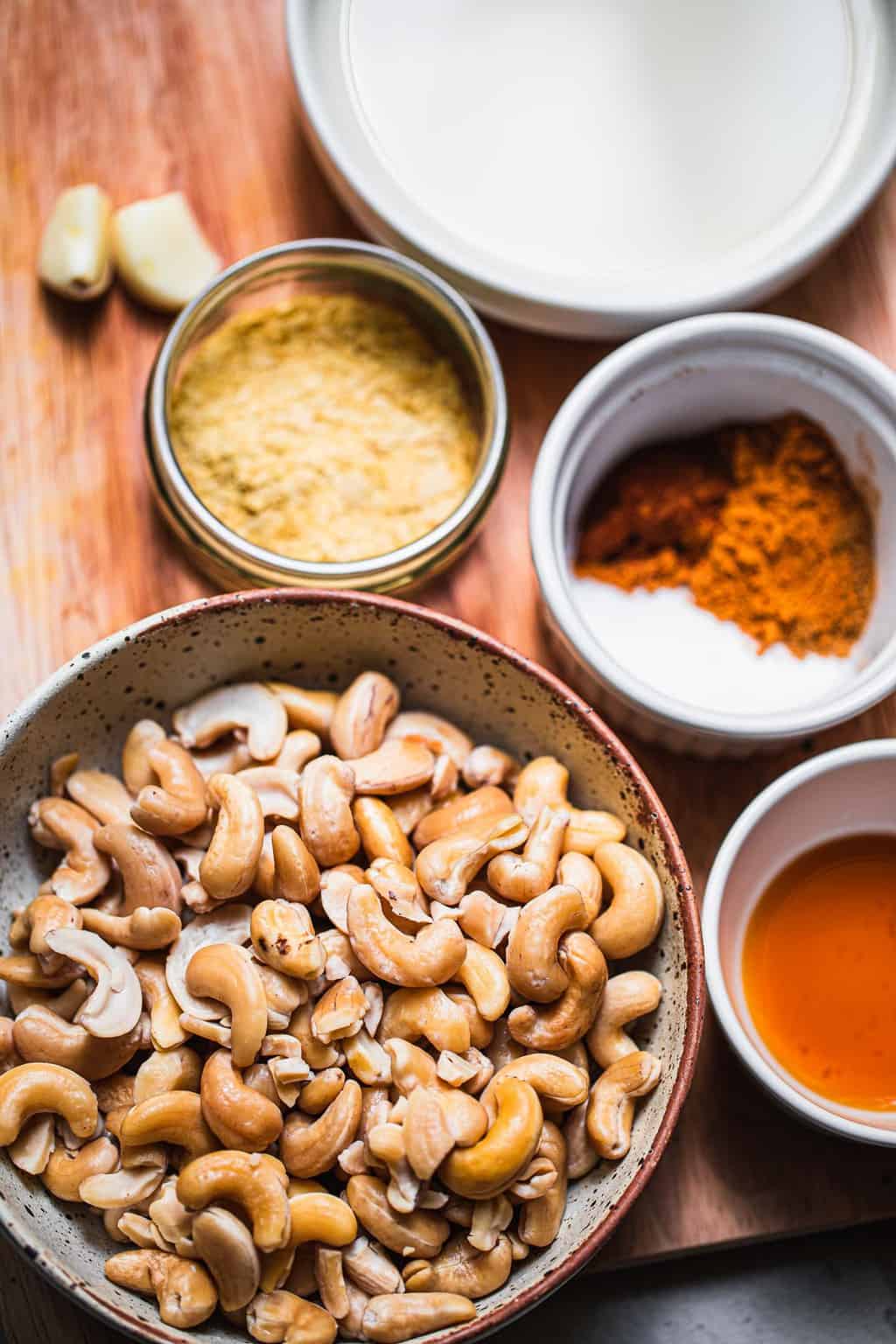Cashew cream ingredients