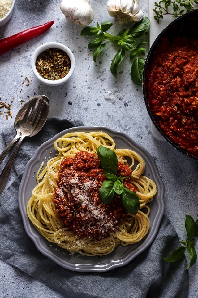 The best vegan spaghetti bolognese