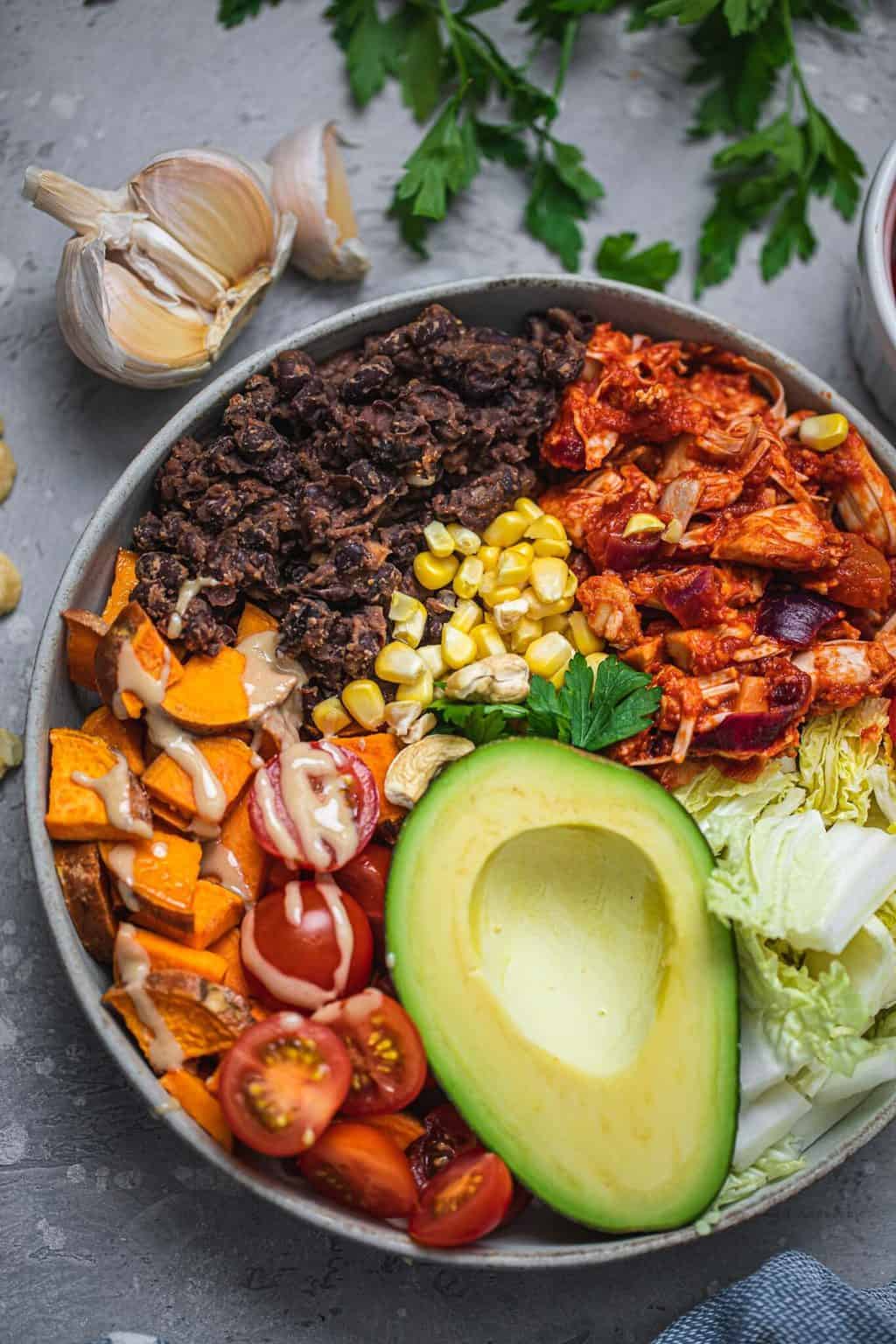 Easy Vegan Breakfast Burrito Bowl Earth of Maria