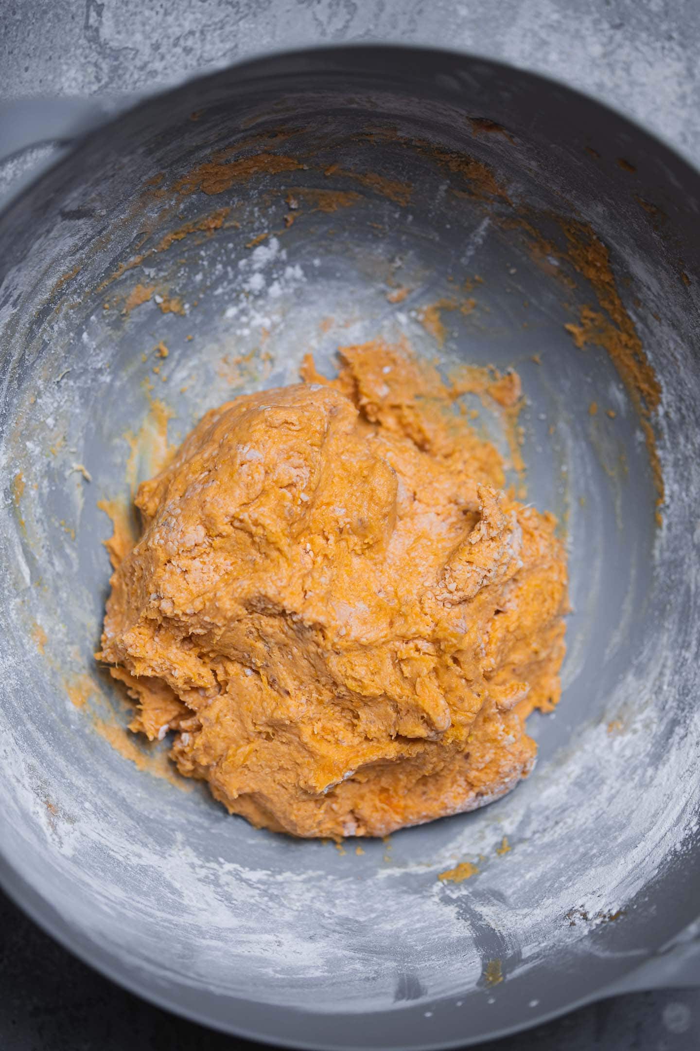 Dough for sweet potato gnocchi