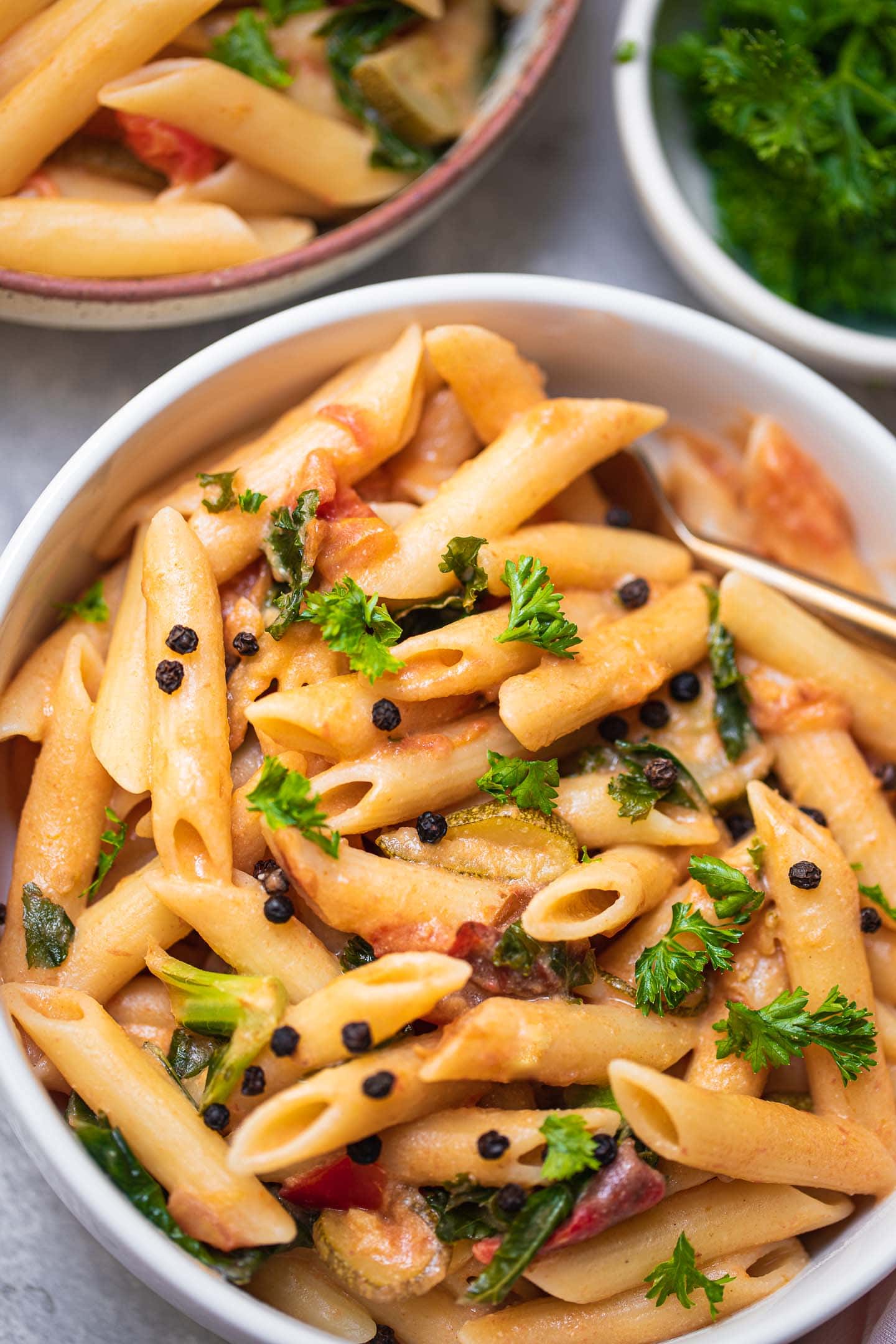 One Pot Vegan Lemon Pasta