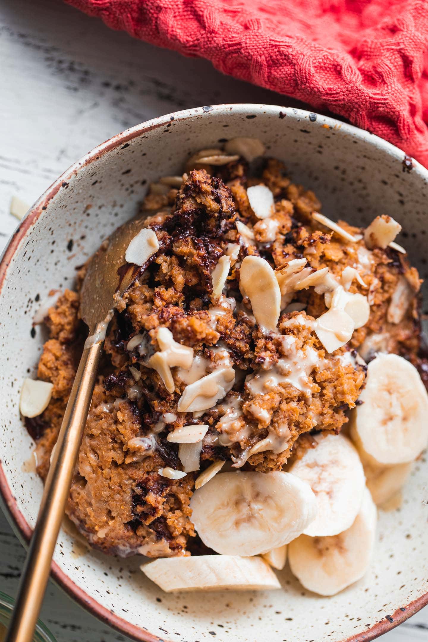 Pumpkin baked oatmeal vegan