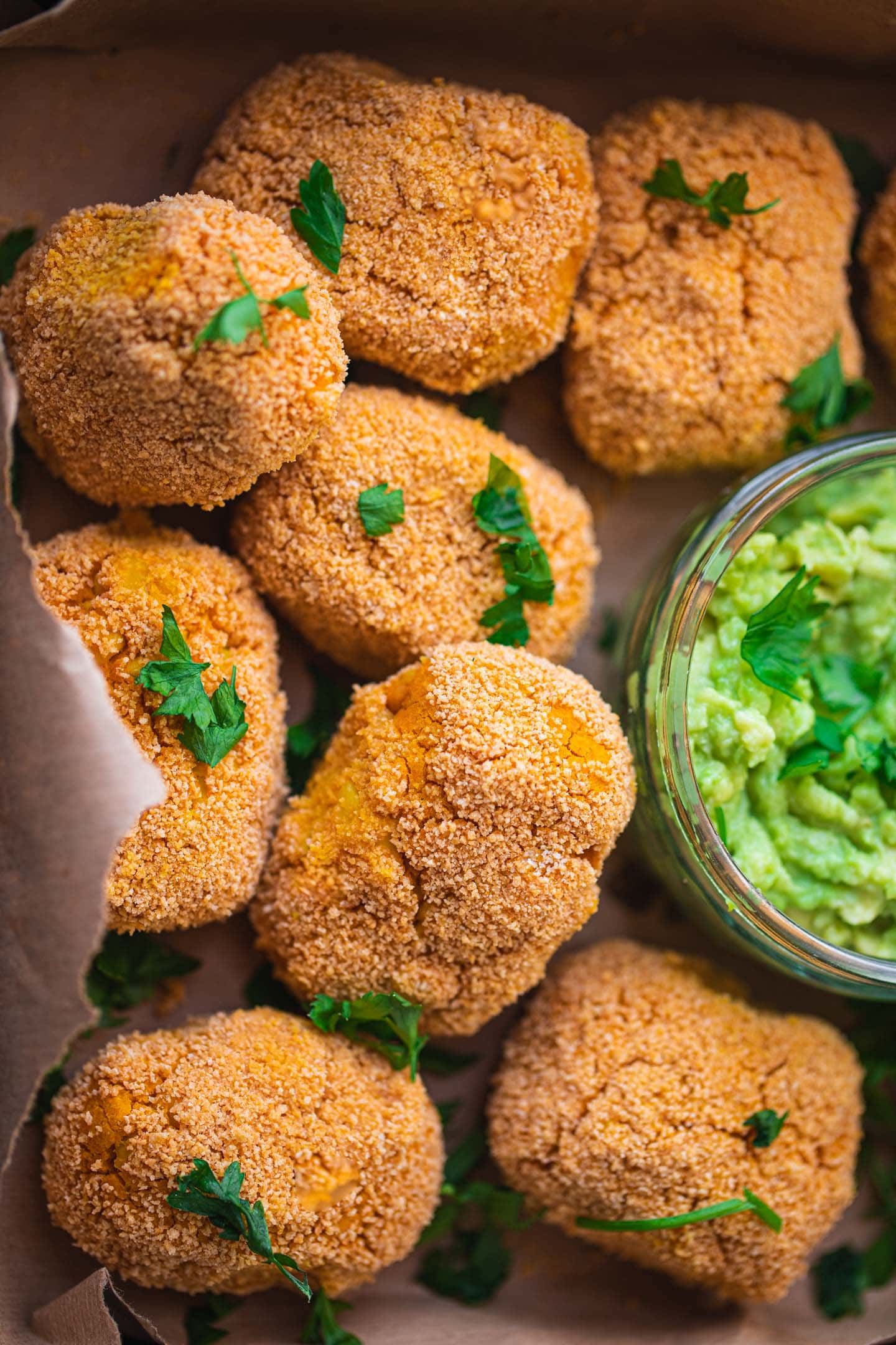 Vegan Chicken Nuggets (Chickpea Nuggets) | Earth of Maria