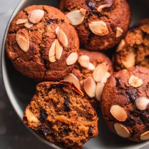 Gluten-free vegan pumpkin muffins