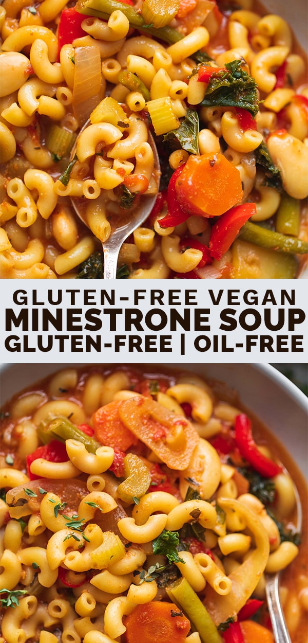 Vegan minestrone soup