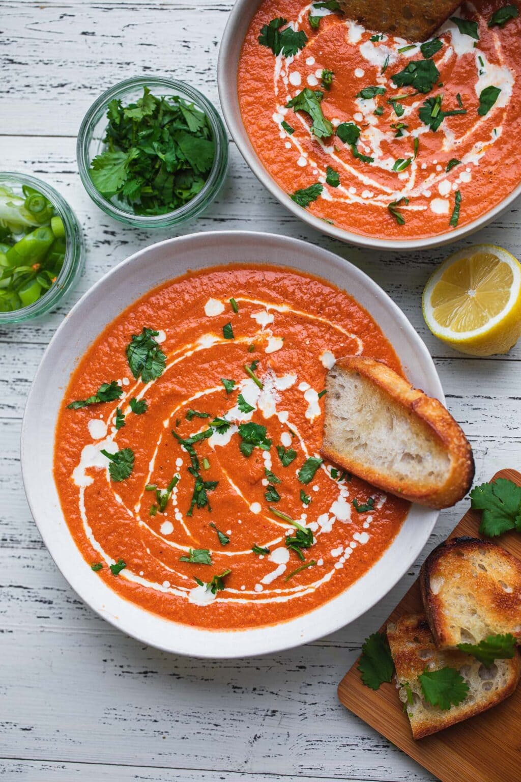 Easy Vegan Tomato Bisque Earth of Maria