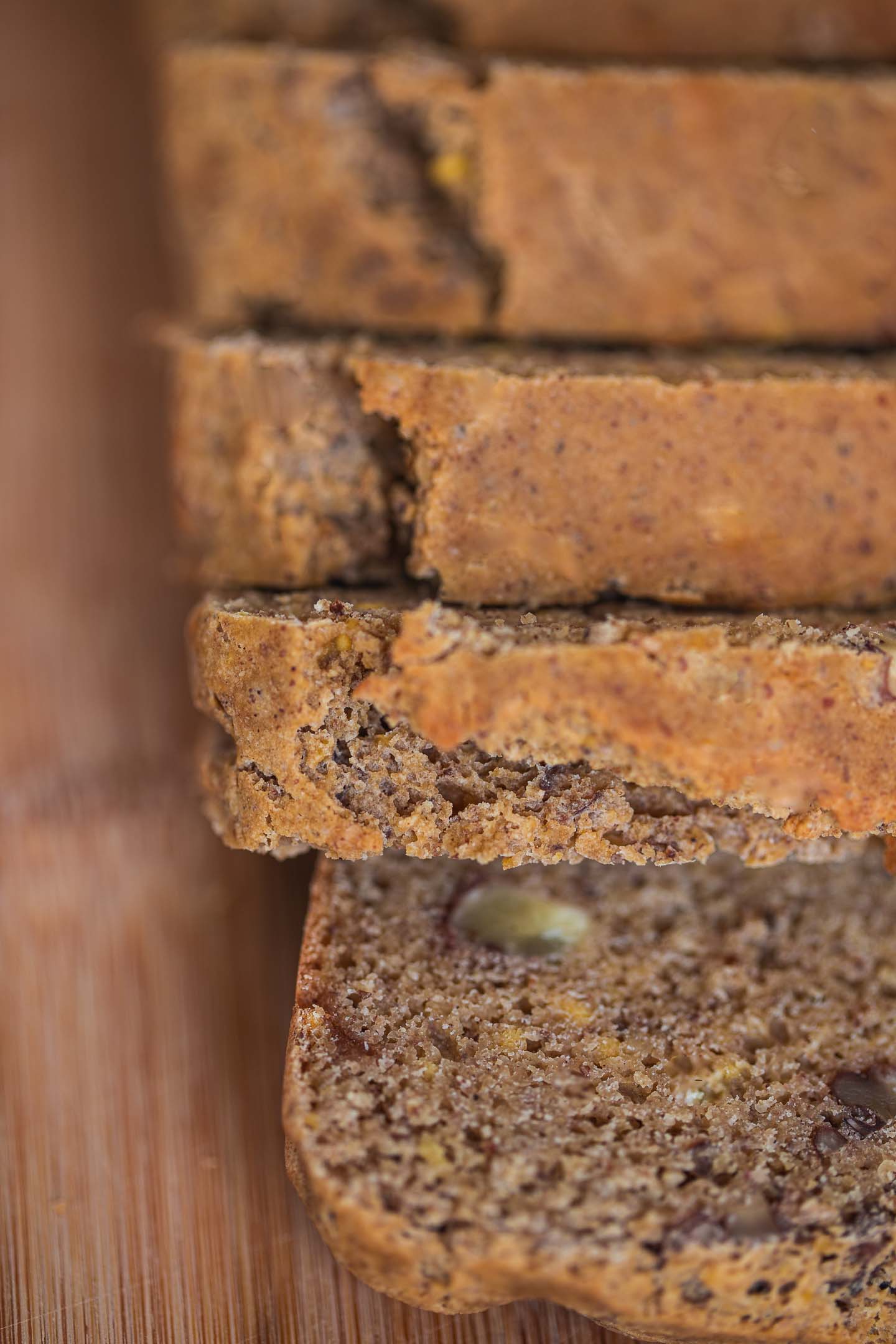 Gluten-free vegan pecan bread