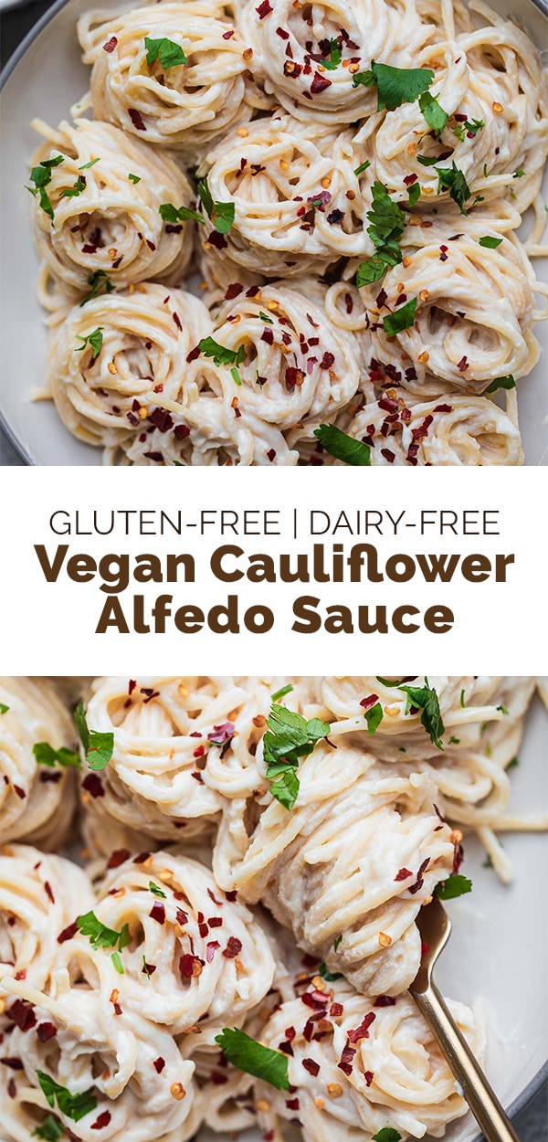 Vegan cauliflower Alfredo sauce