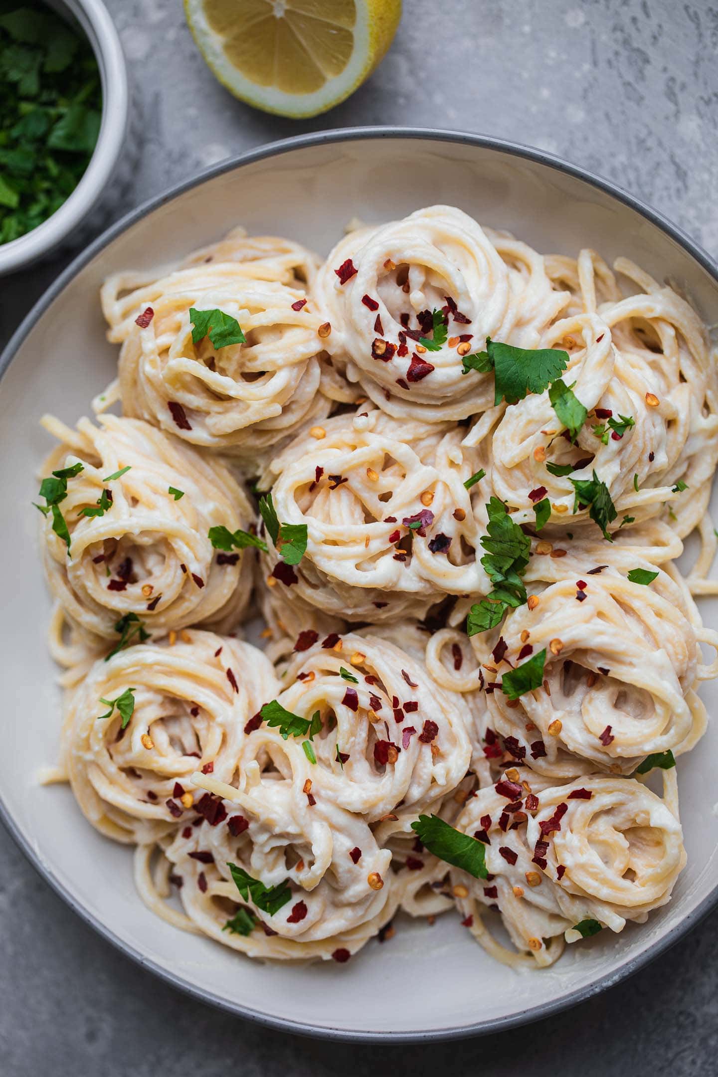 Vegan Cauliflower Alfredo Sauce