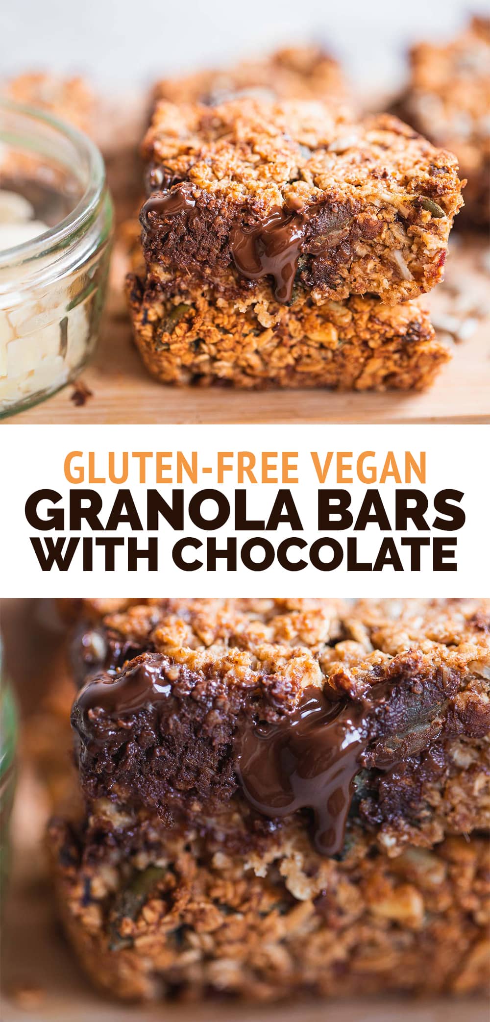 Gluten-free vegan granola bars