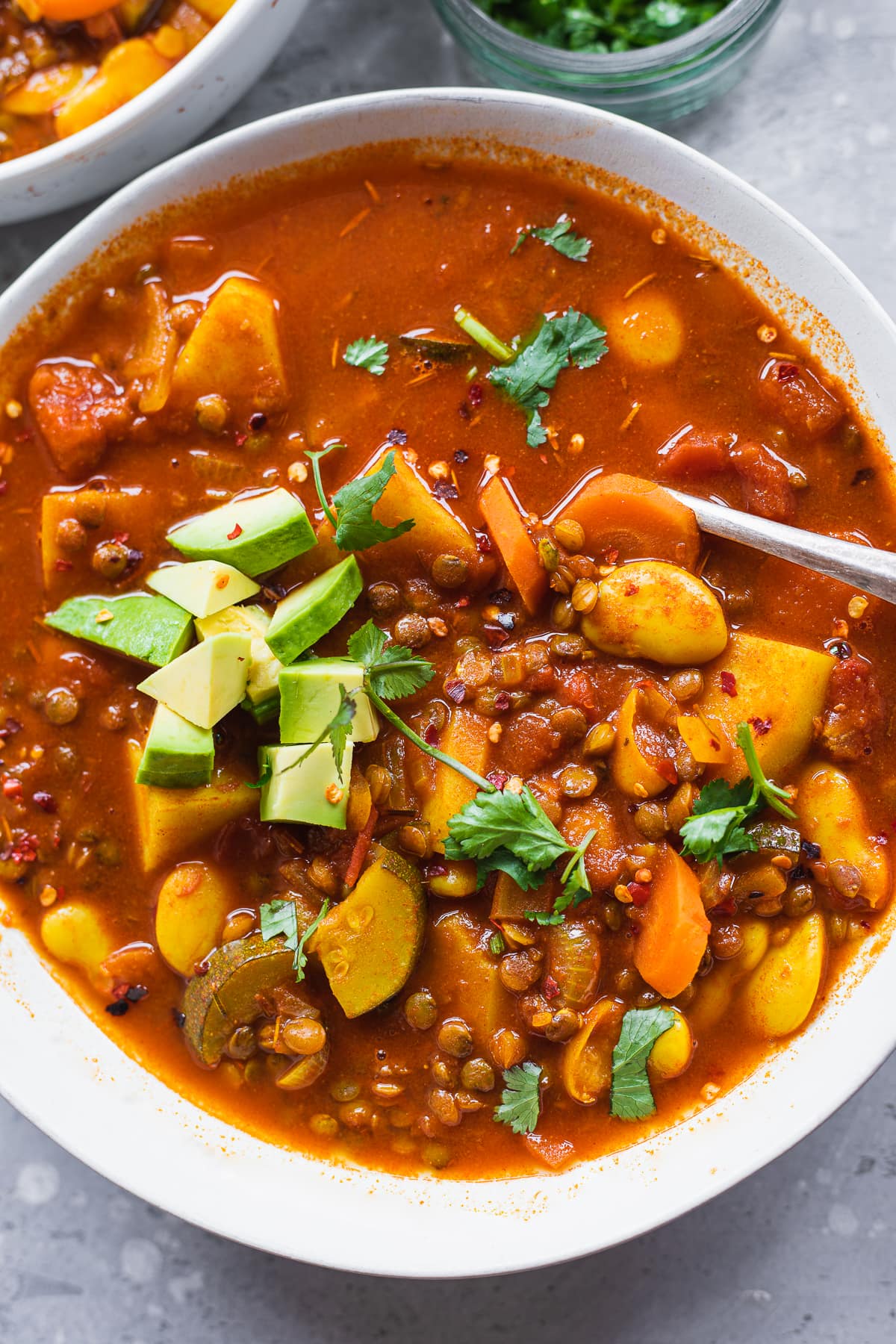 Vegan Lentil Soup With Butter Beans Earth of Maria