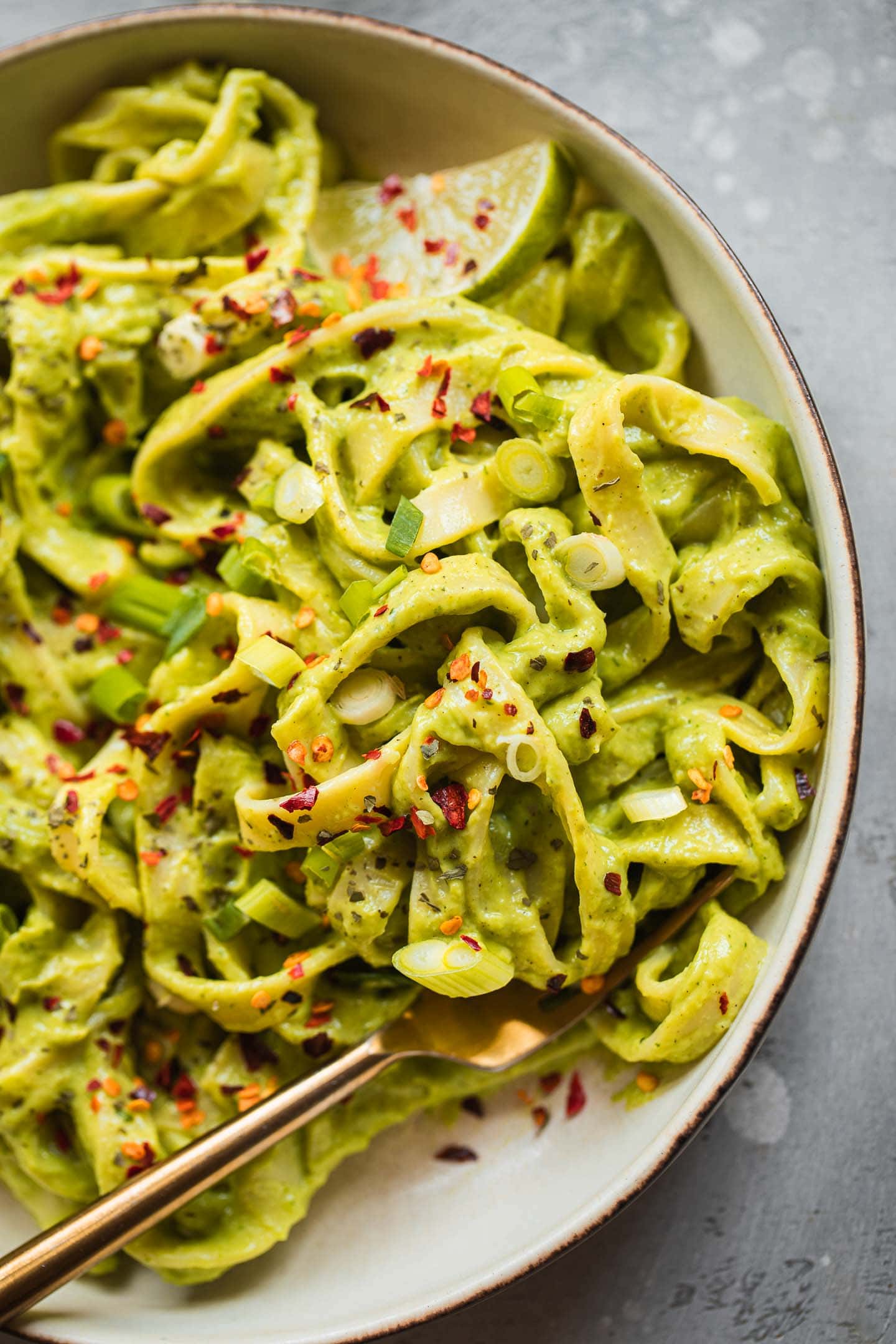 Vegan Avocado Pasta Earth of Maria