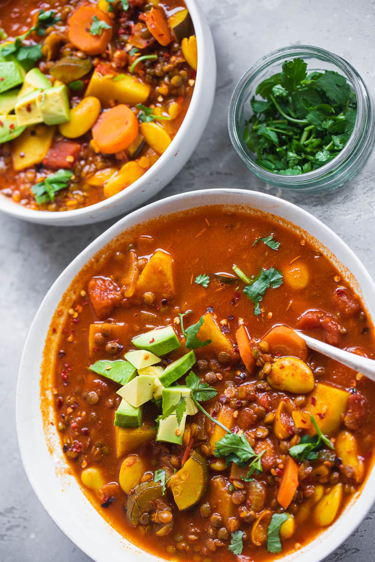 Vegan Lentil Soup With Butter Beans Earth of Maria
