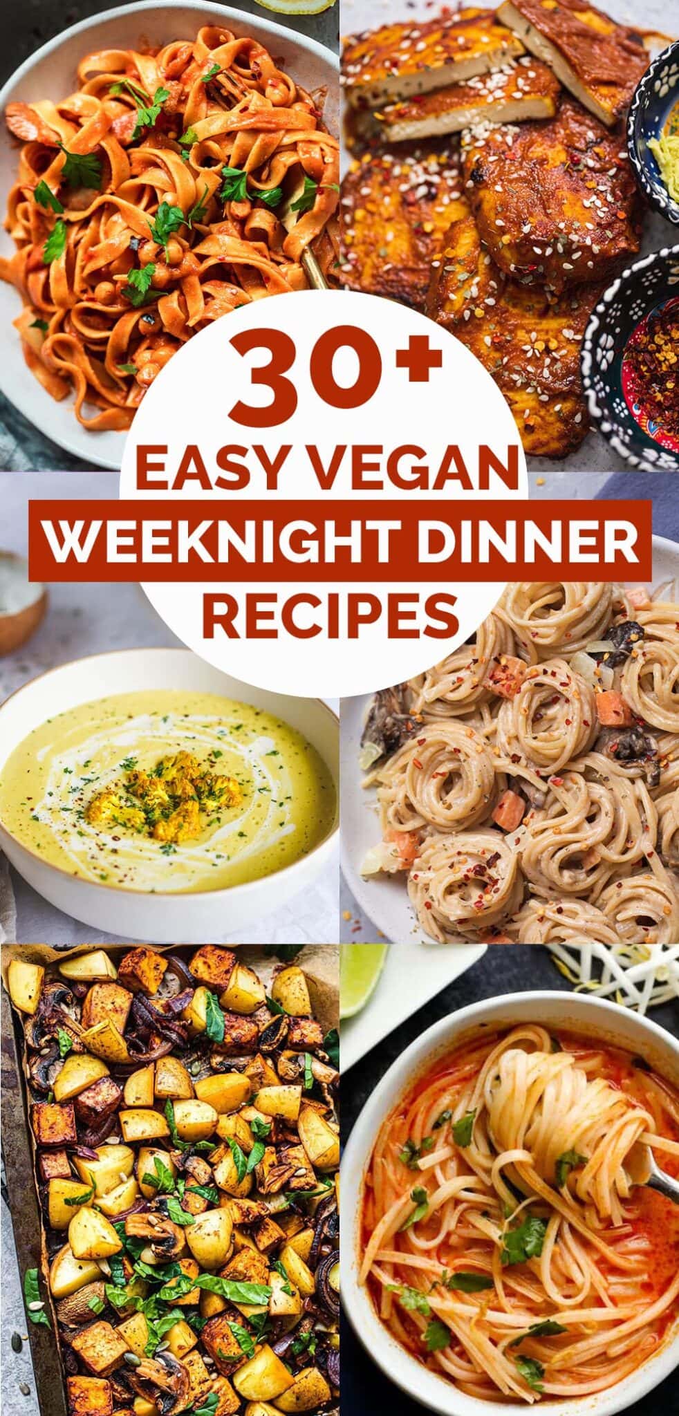 30+ Easy Vegan Weeknight Dinner Recipes - Earth of Maria