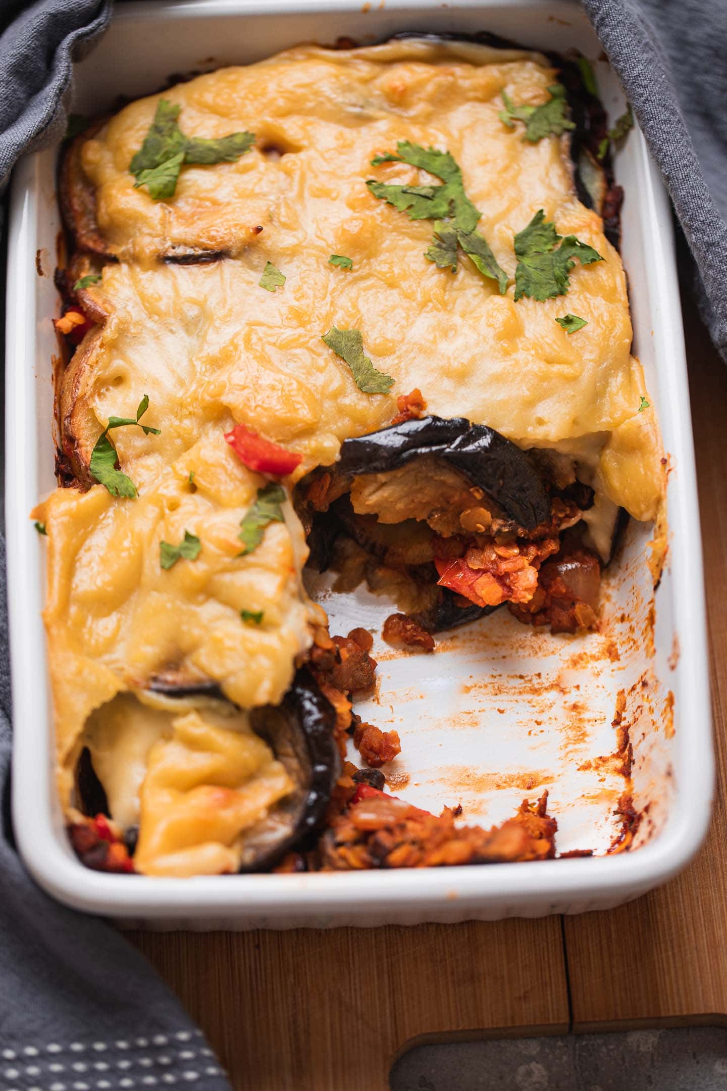 Vegan Moussaka With Lentils Earth Of Maria