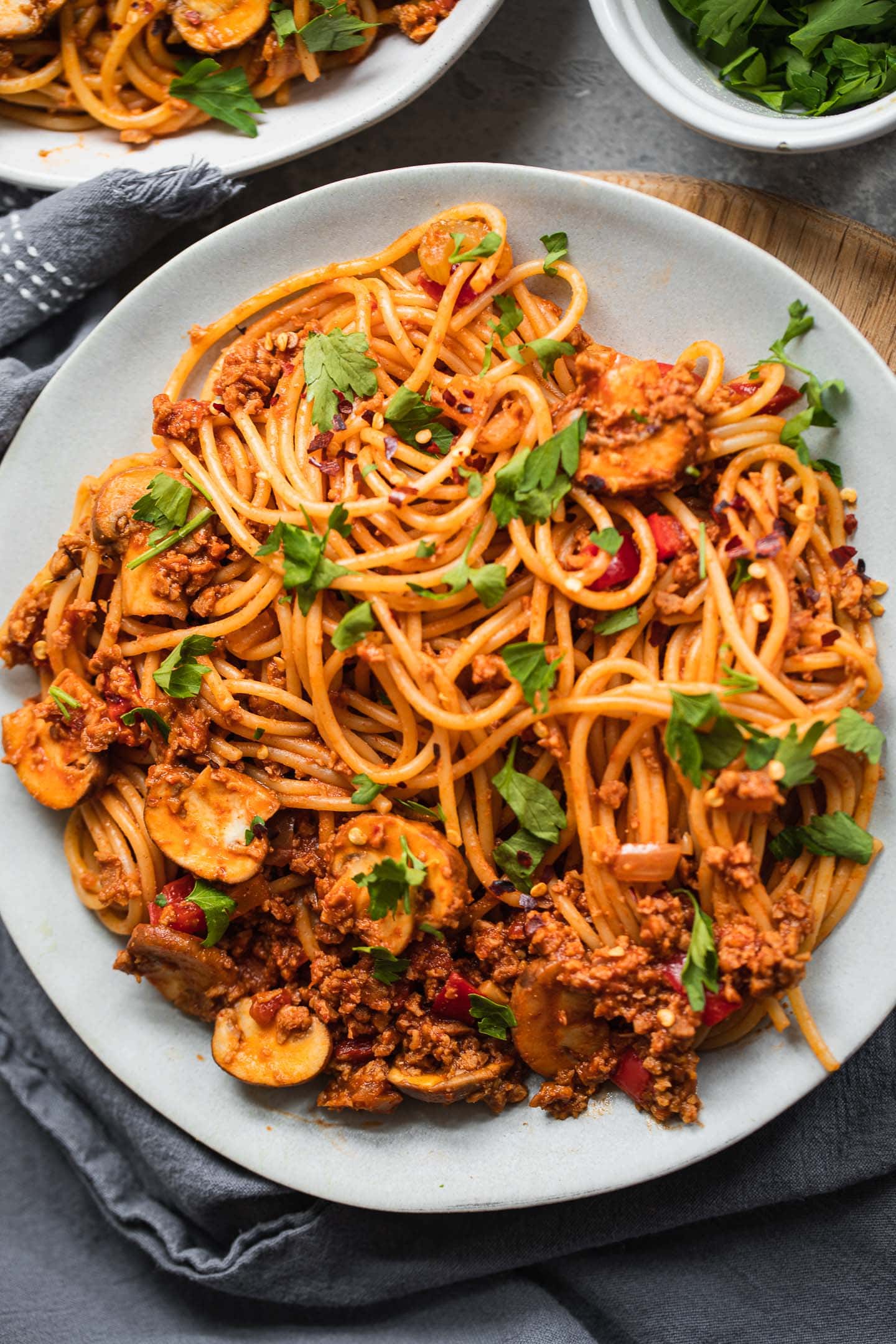 Vegan Spaghetti Bolognese Recipe | Earth of Maria