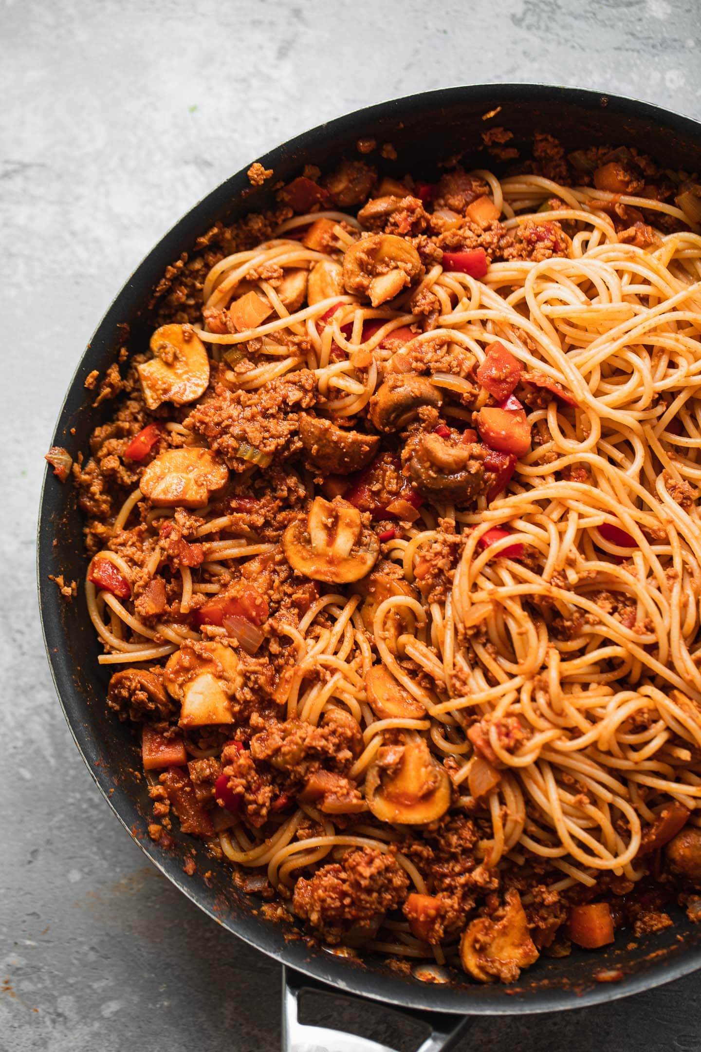 Vegan Spaghetti Bolognese Recipe | Earth of Maria