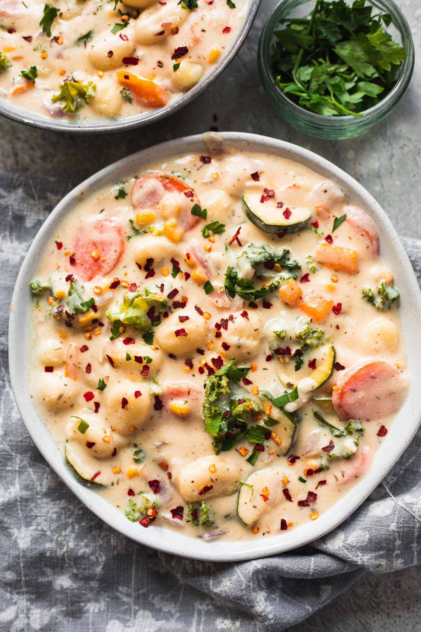 Vegan Gnocchi Soup With Kale