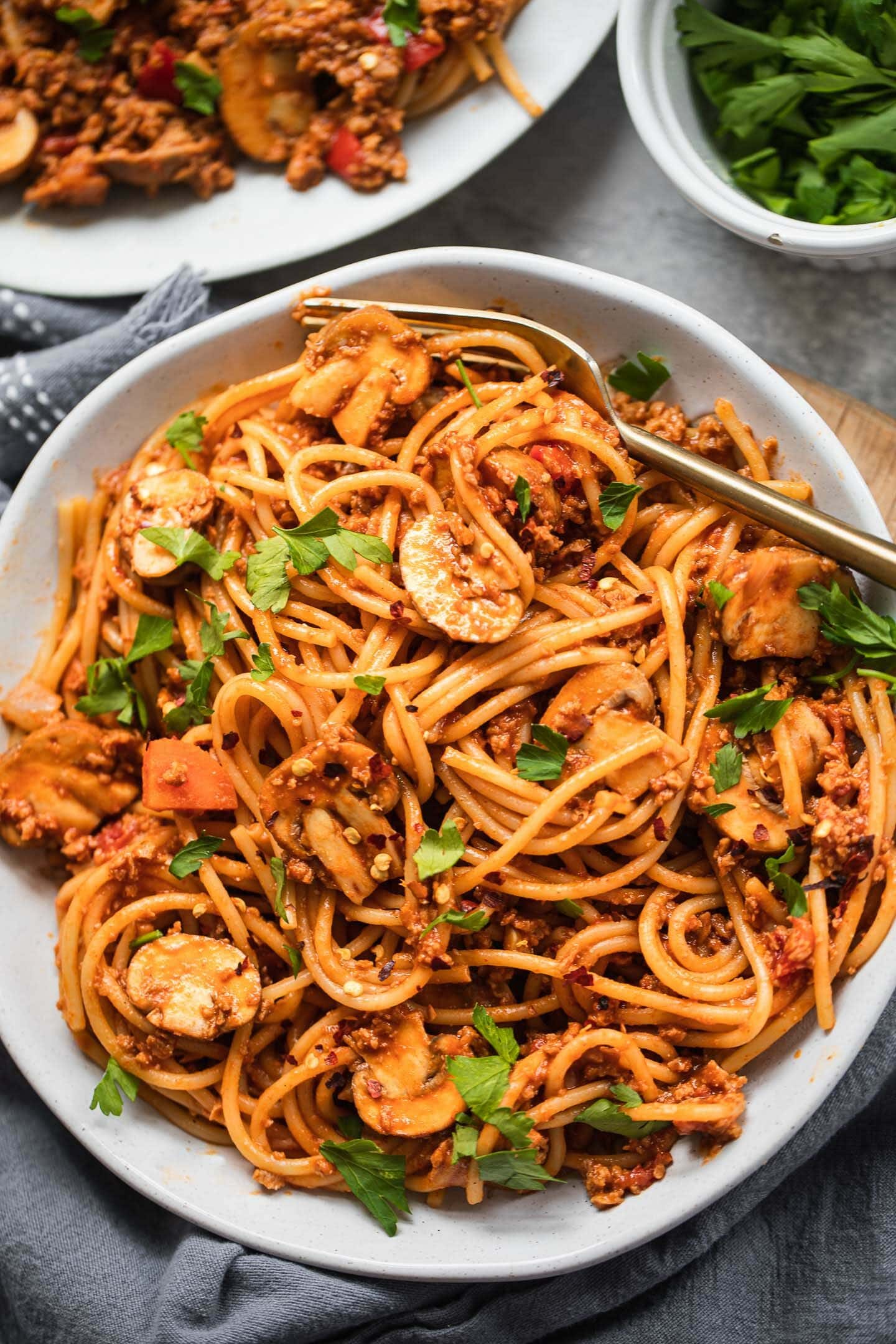 Vegan spaghetti Bolognese recipe