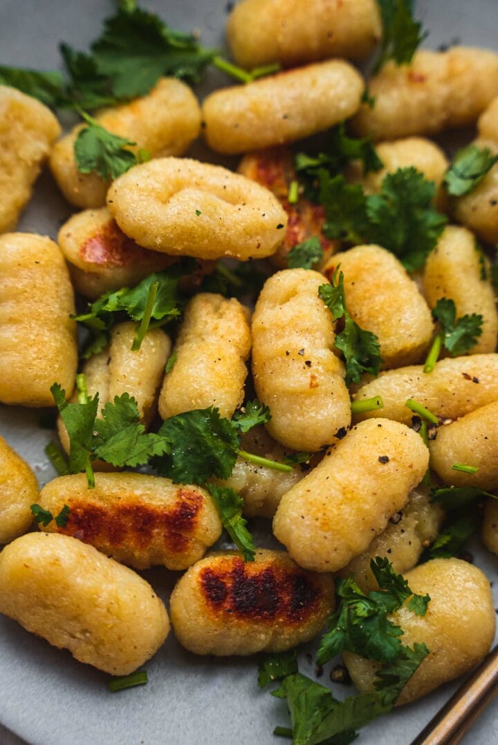 Homemade vegan gnocchi