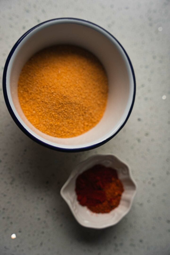 Breadcrumbs and spices