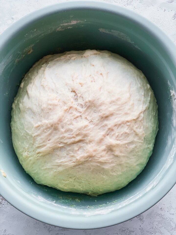 Bread dough in a bowl