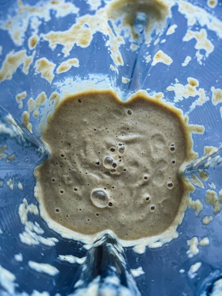 Cauliflower soup in a blender